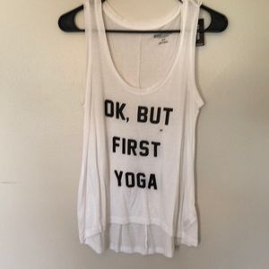 NWT Express ExpCore Tank- OK but first yoga